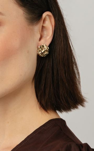 Coin Stud Earrings